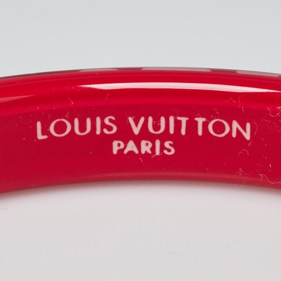 Louis Vuitton Limited Edition Yayoi Kusama Red Dots Infinity Bangle PM Bracelet - Picture 5 of 6